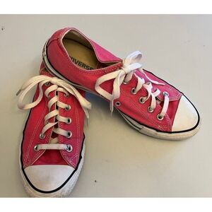 Converse All Star Sneakers Low Top Lace Up Pink Size 10 Women’s